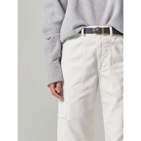 Citizens of Humanity Marcelle Low Rise Barrel Cargo Pants Pashmina Size 25 - Picture 3 of 12